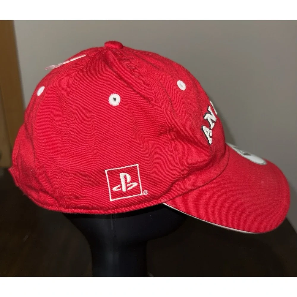 Angels Red Baseball Cap MLB 08 The Show Promotional Hat New Era Adjustable Strap